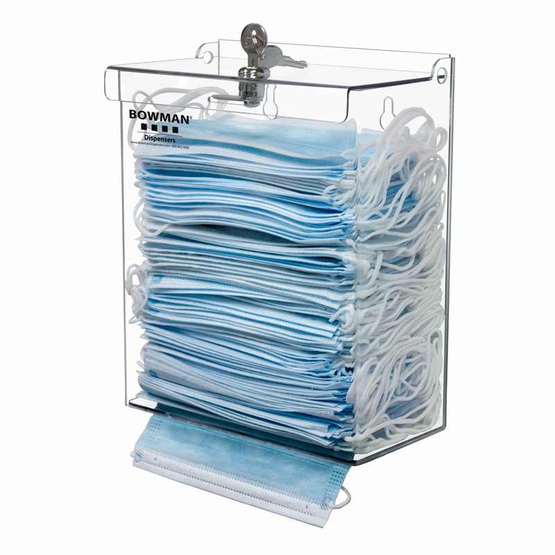 Face Mask Dispenser Locking